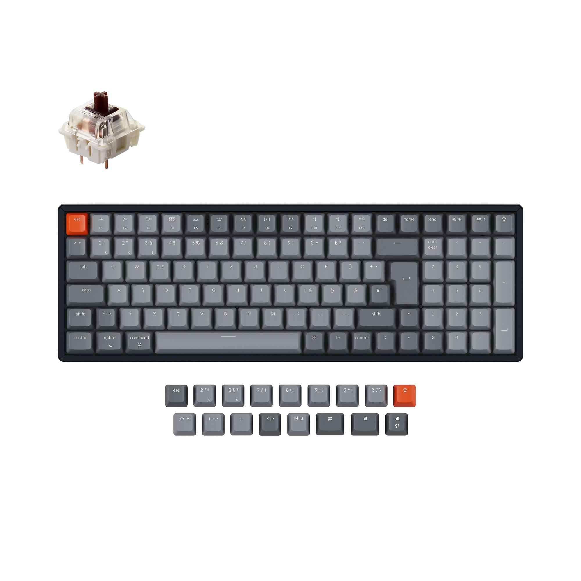 Keychron K4 Wireless Mechanical Keyboard (German ISO-DE Layout) - Version 2 - Image 9