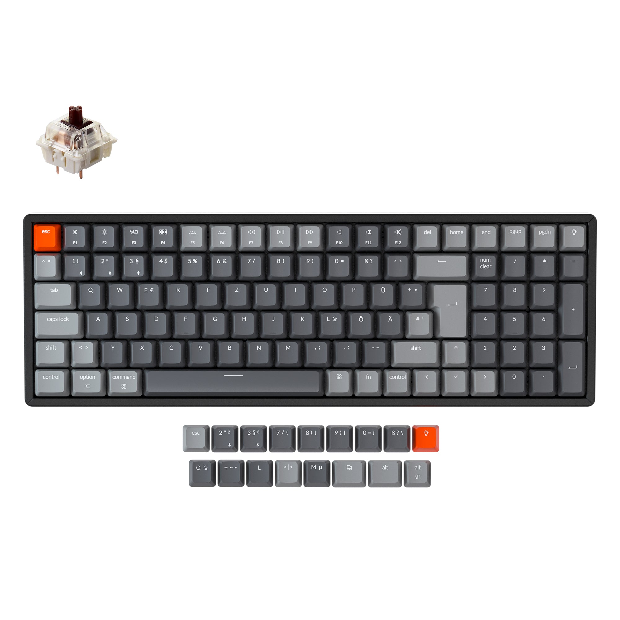 Keychron K4 Wireless Mechanical Keyboard (German ISO-DE Layout) - Version 2 - Image 3