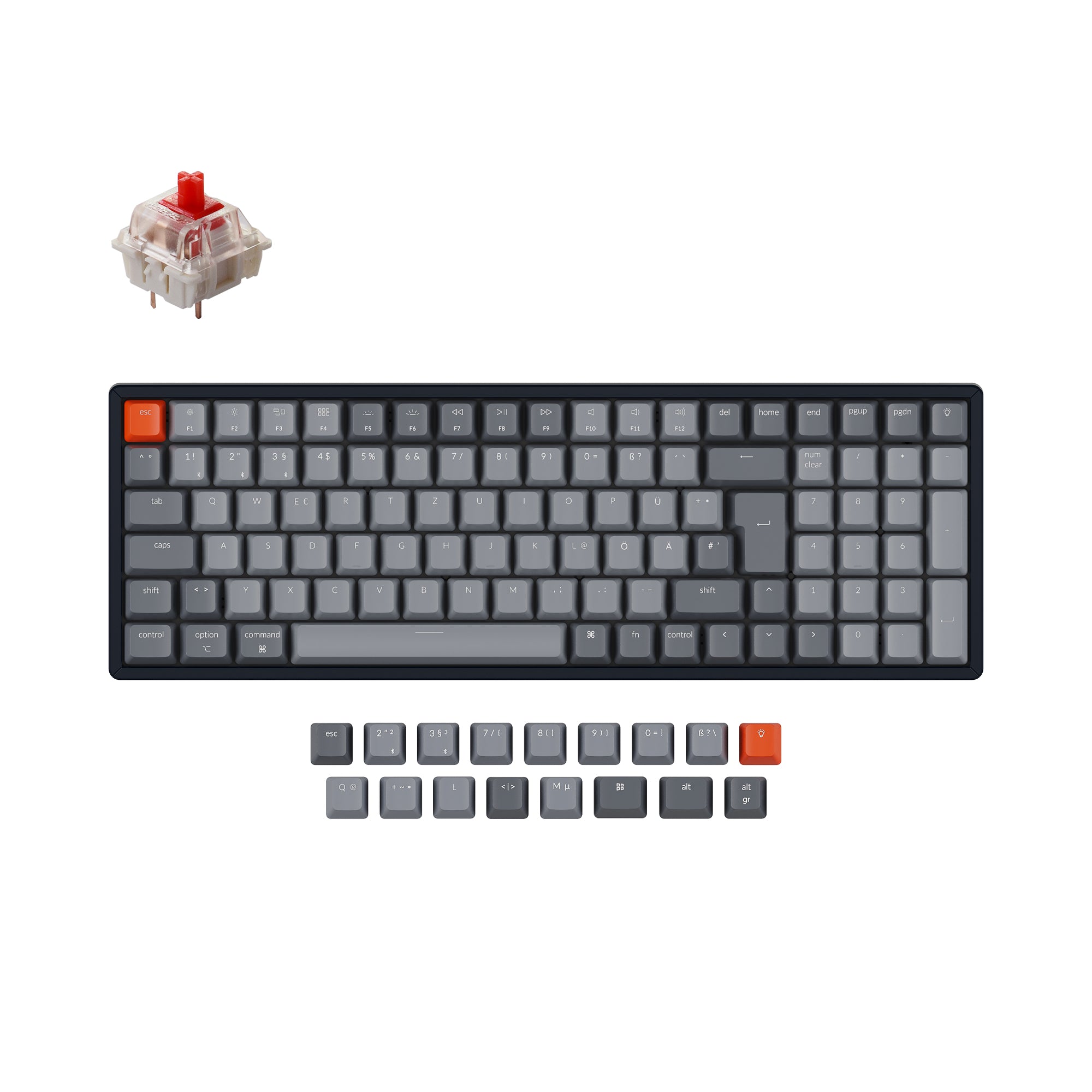 Keychron K4 Wireless Mechanical Keyboard (German ISO-DE Layout) - Version 2 - Image 7