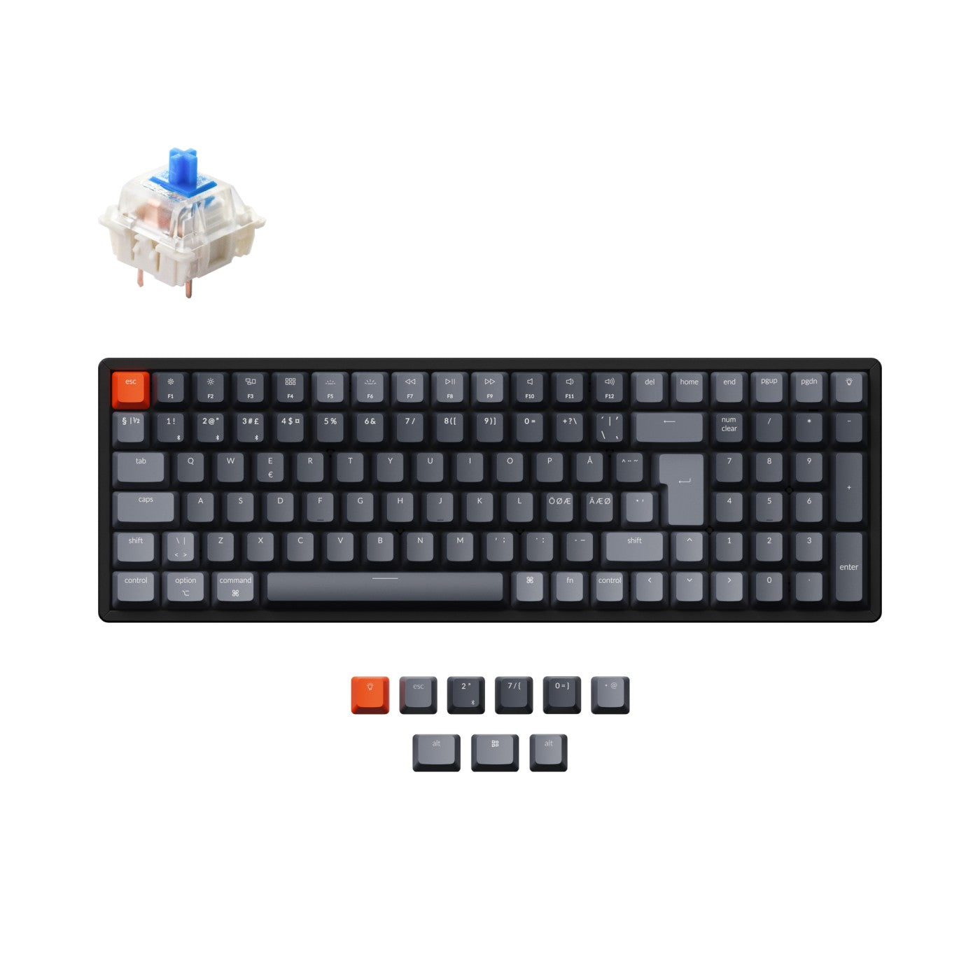 Keychron K4 Wireless Mechanical Keyboard (Nordic ISO Layout) - Version 2 - Image 5