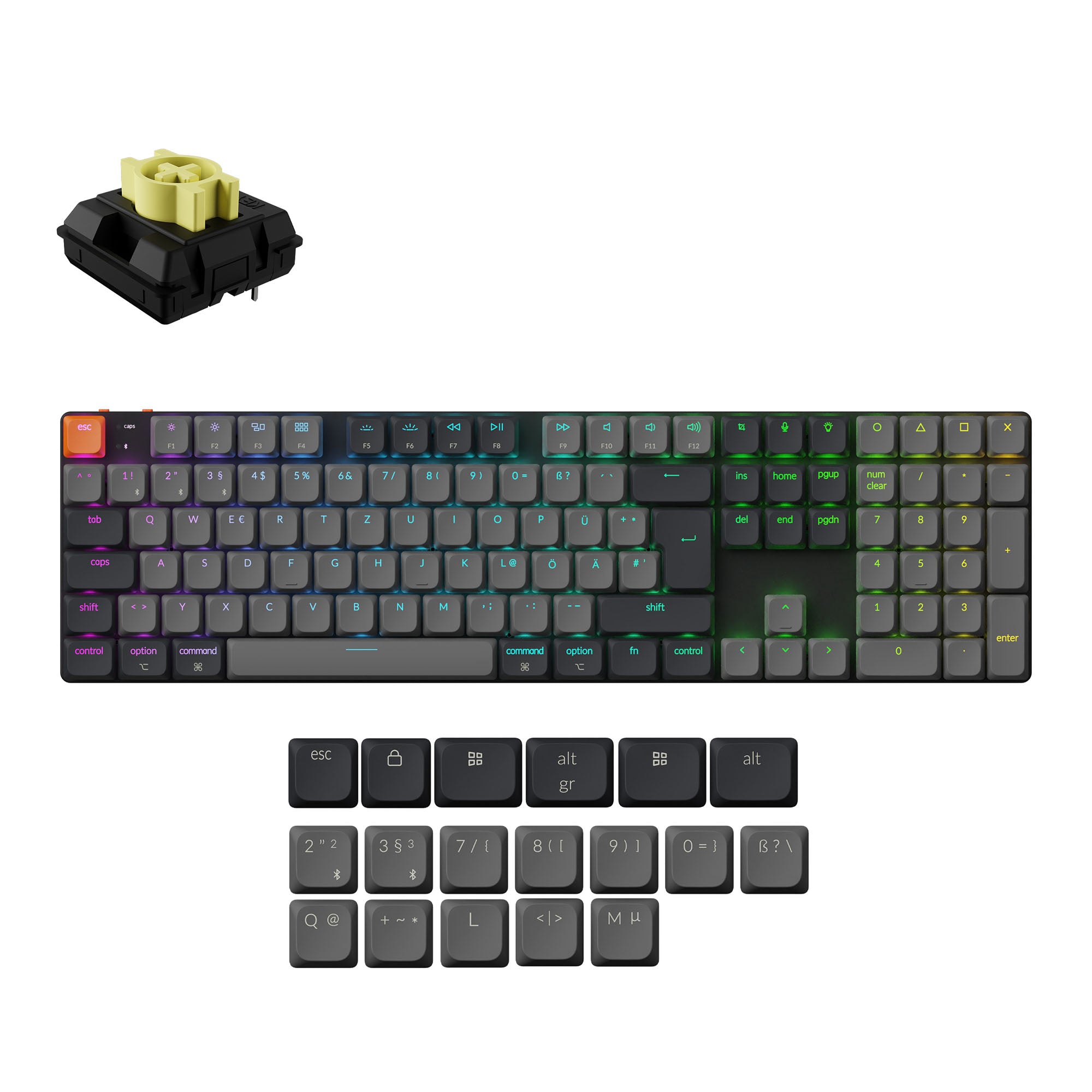 Keychron K5 QMK Wireless Mechanical Keyboard (ISO Layout) - Version 2 - Image 6