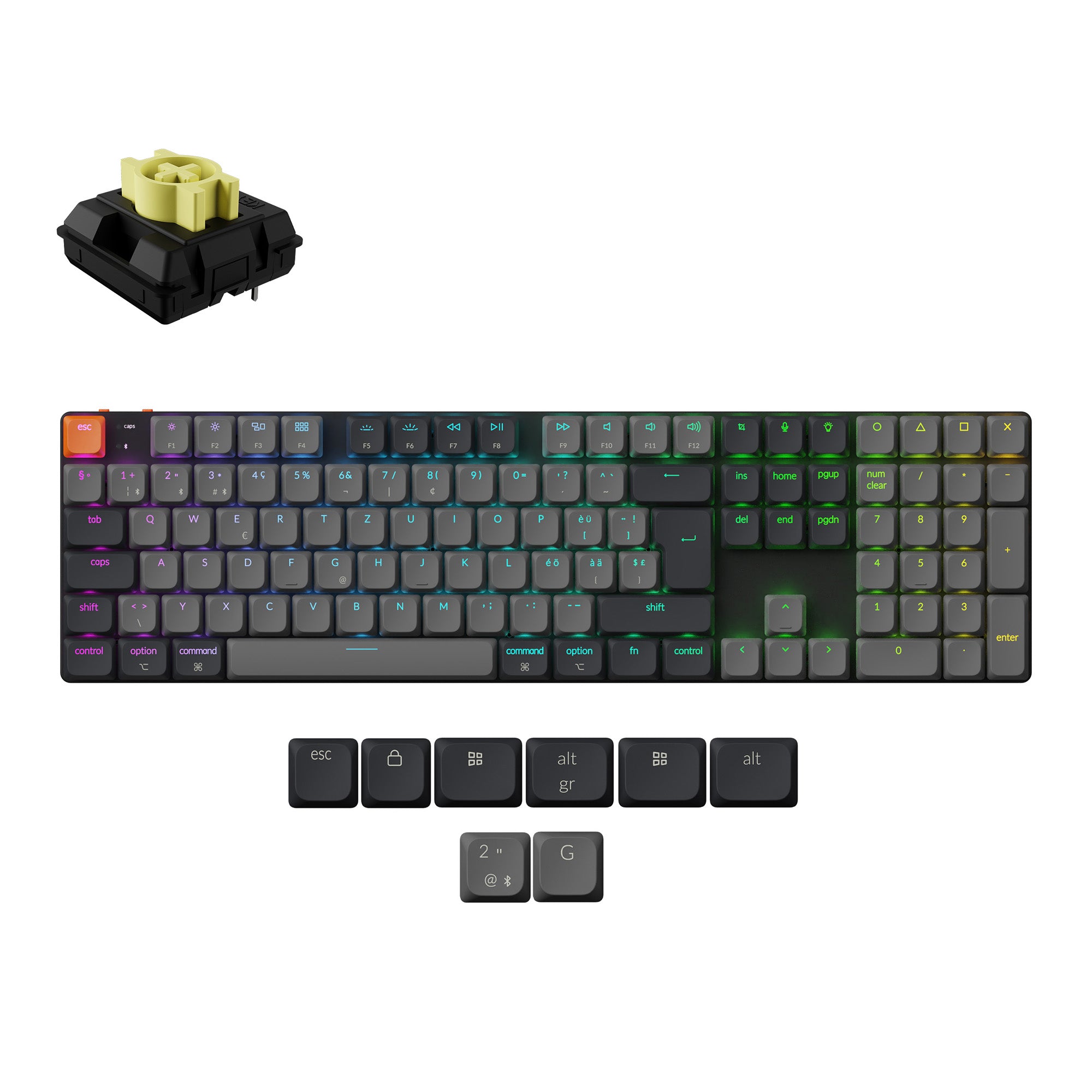 Keychron K5 QMK Wireless Mechanical Keyboard (ISO Layout) - Version 2 - Image 9