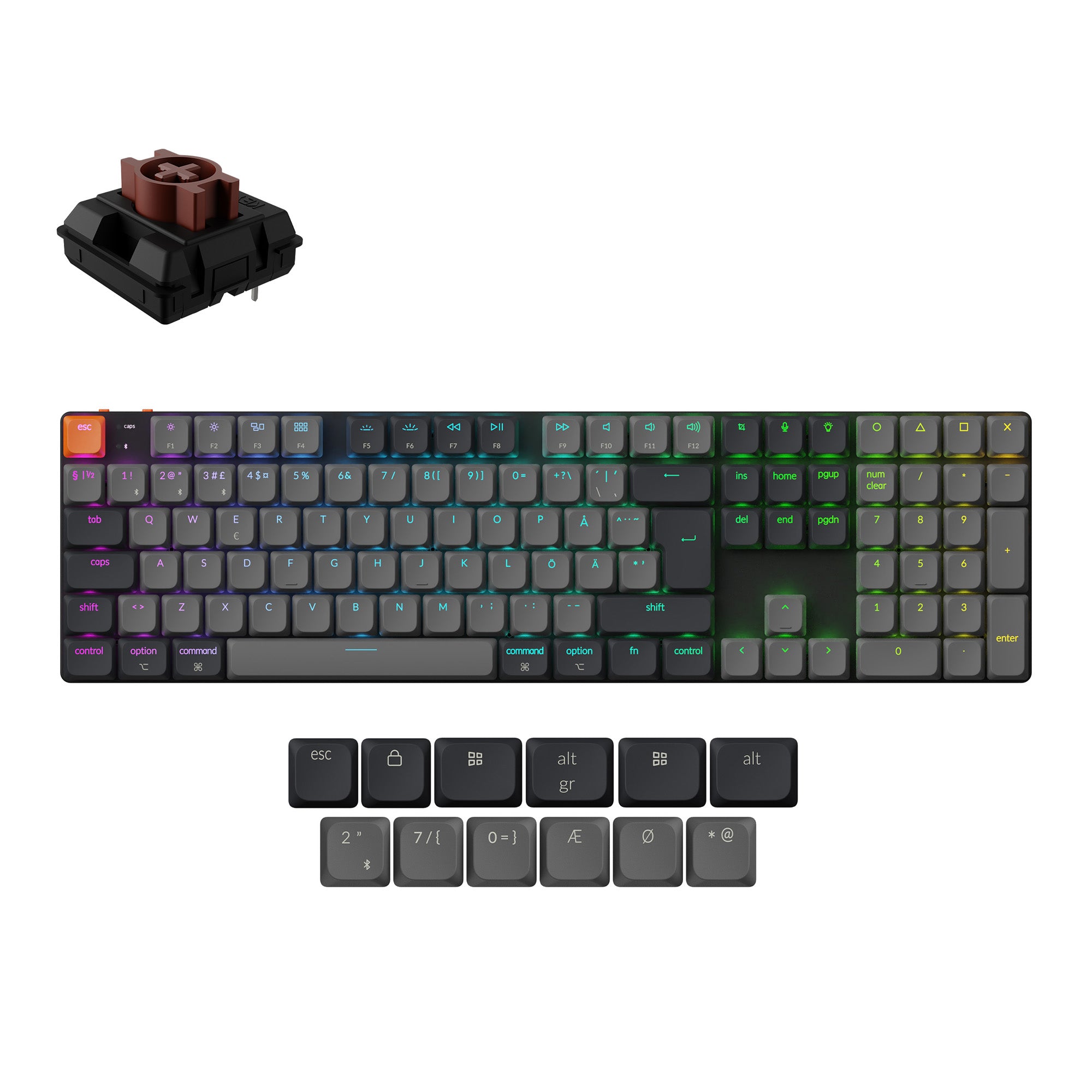 Keychron K5 QMK Wireless Mechanical Keyboard (ISO Layout) - Version 2 - Image 11