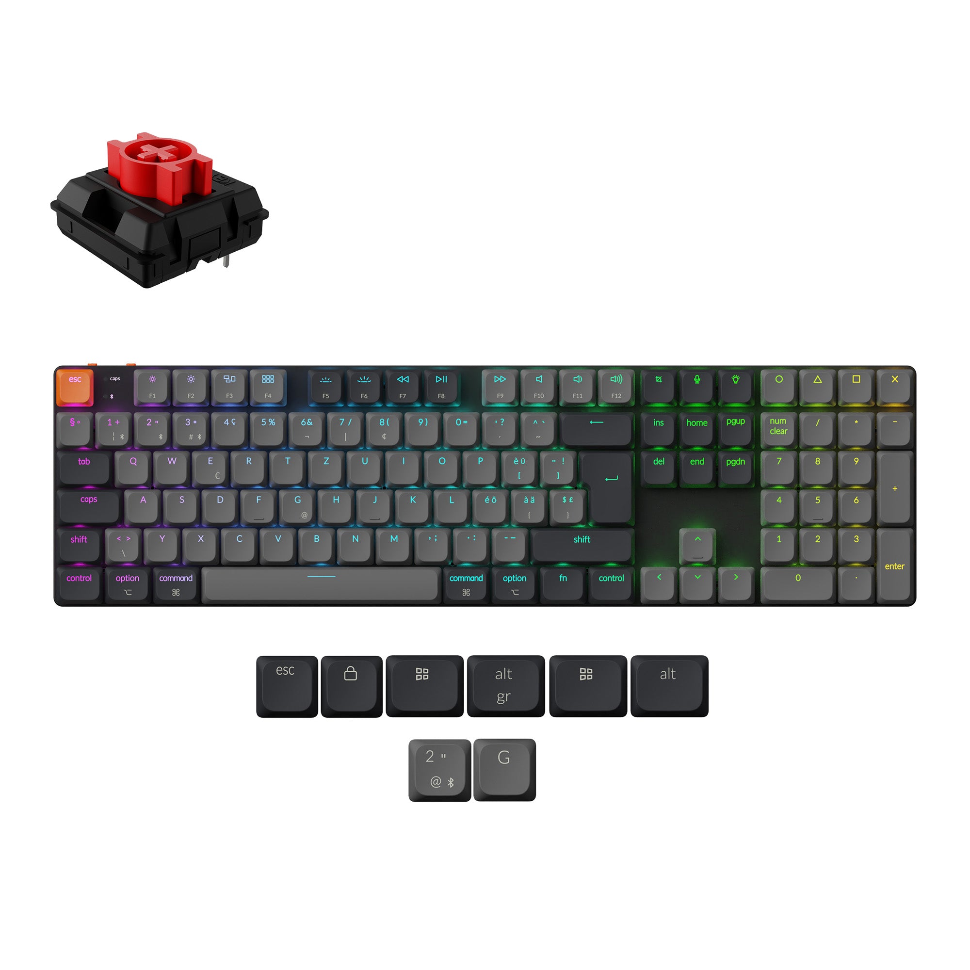 Keychron K5 QMK Wireless Mechanical Keyboard (ISO Layout) - Version 2 - Image 7