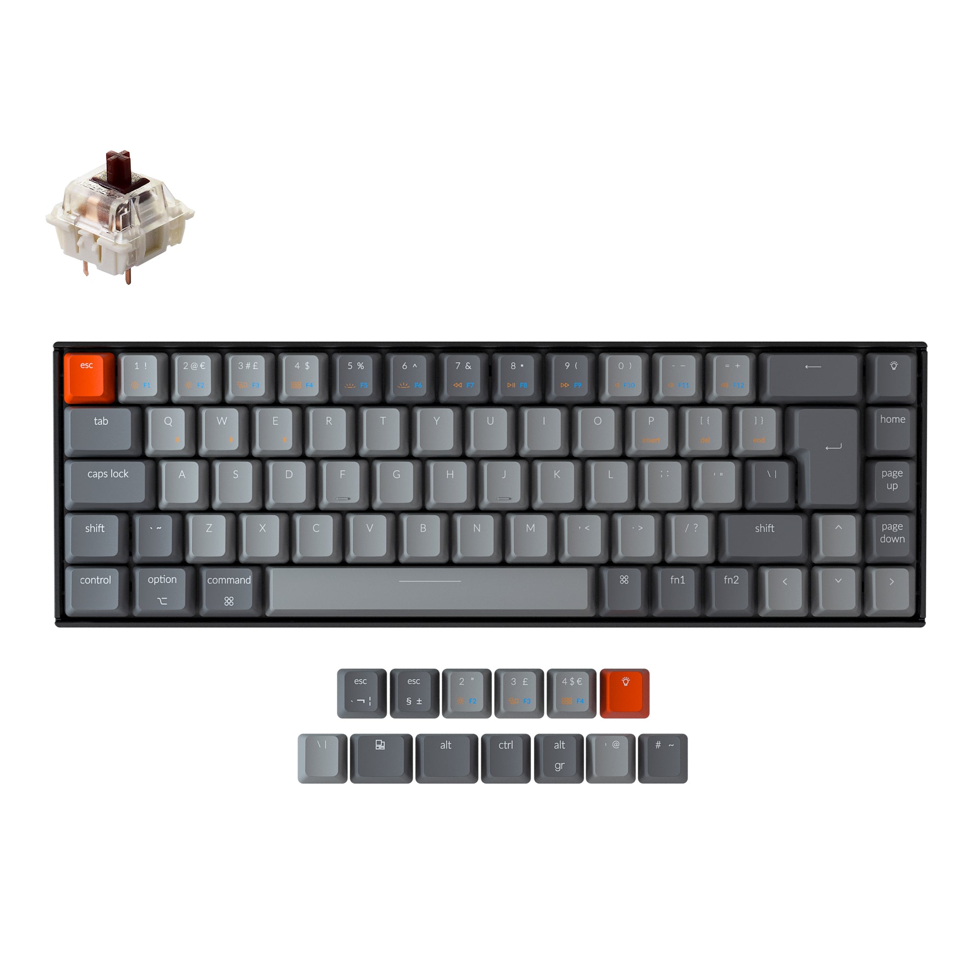 Keychron K6 Wireless Mechanical Keyboard (UK ISO Layout) - Image 2