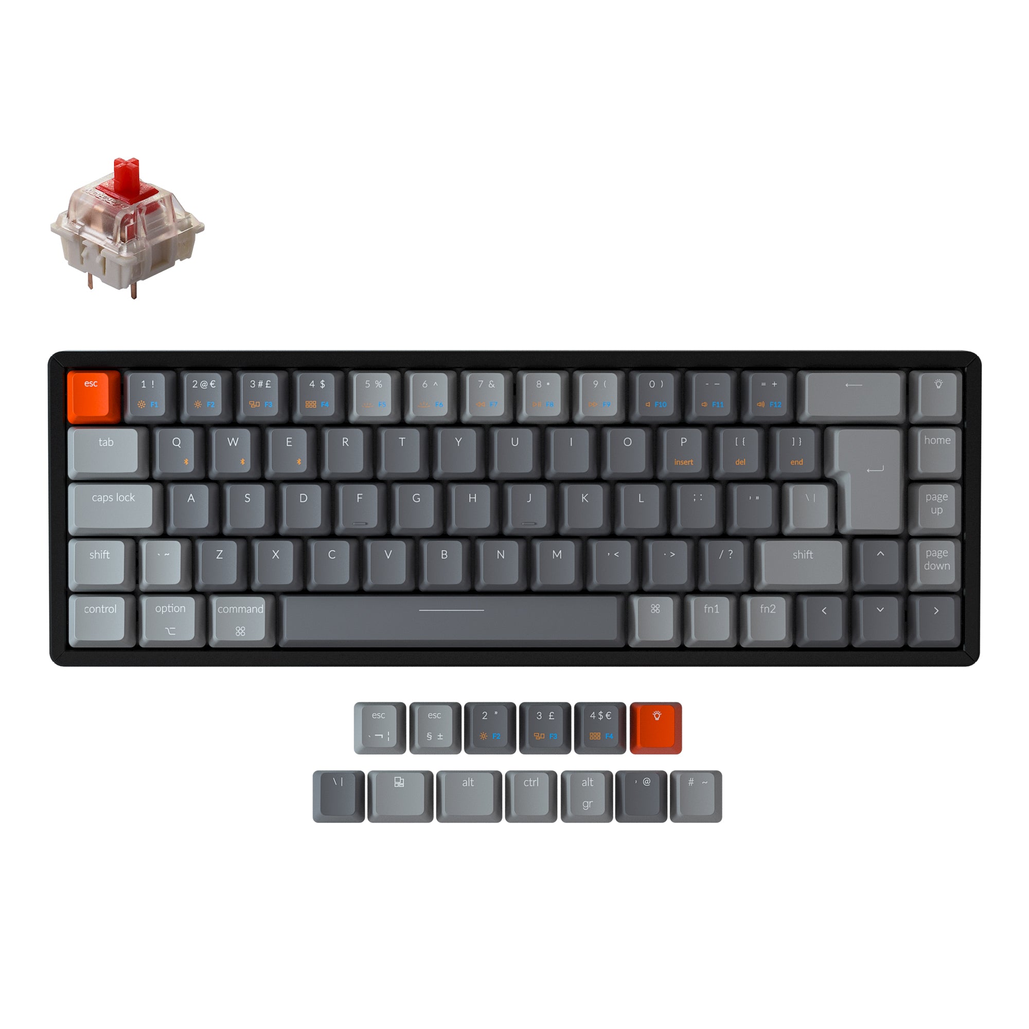 Keychron K6 Wireless Mechanical Keyboard (UK ISO Layout) - Image 4