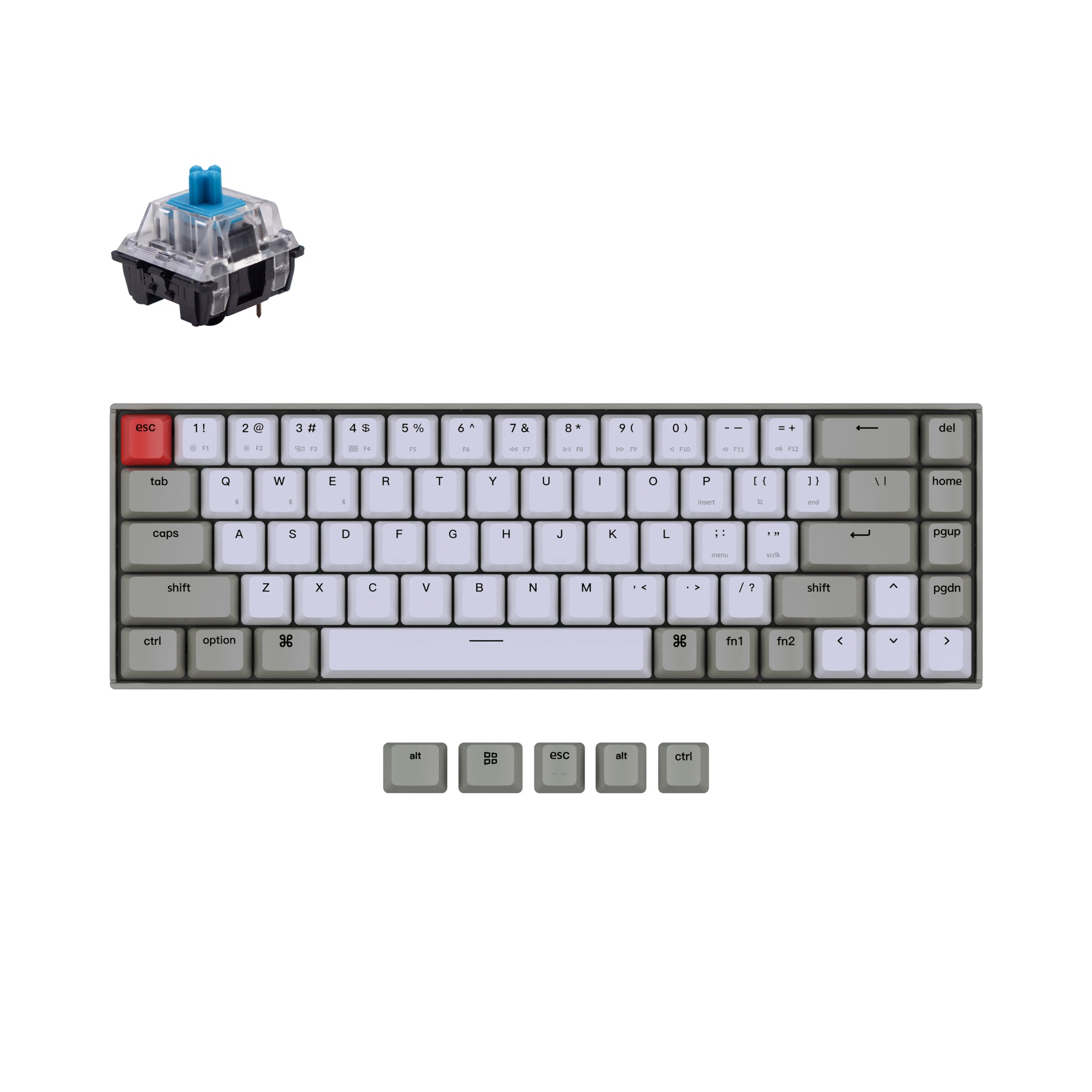 Keychron K6 Non-Backlight Wireless Mechanical Keyboard - Image 2