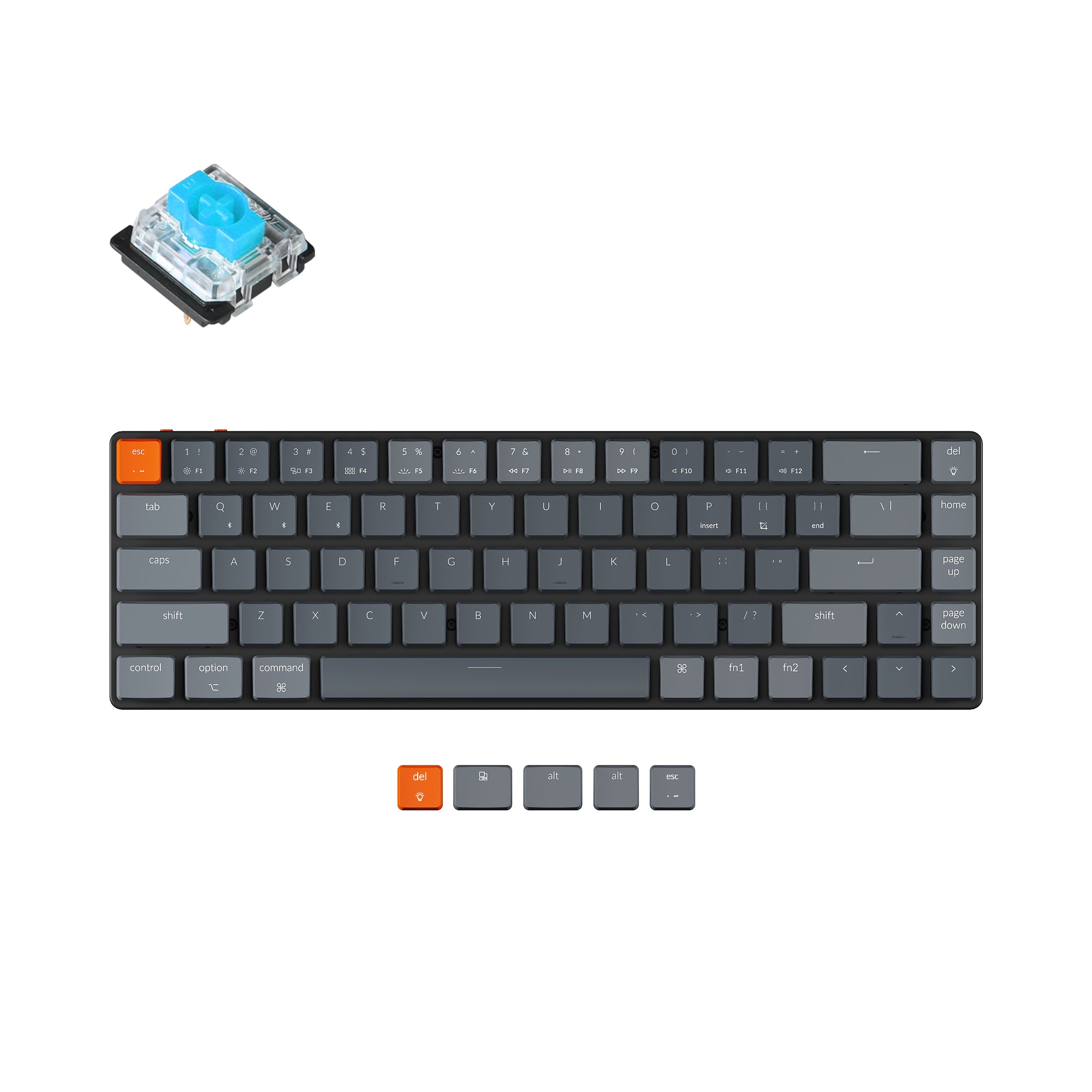 Keychron K7 Ultra-slim Wireless Mechanical Keyboard - Image 2