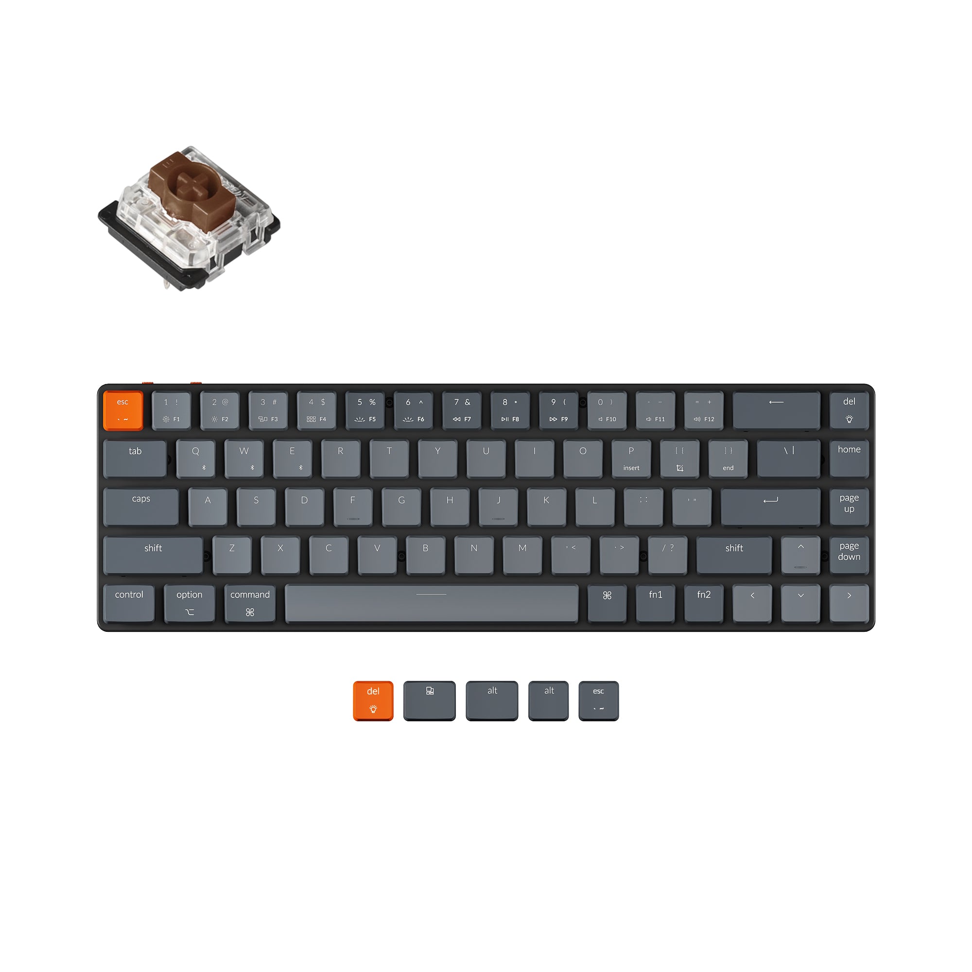 Keychron K7 Ultra-slim Wireless Mechanical Keyboard - Image 11