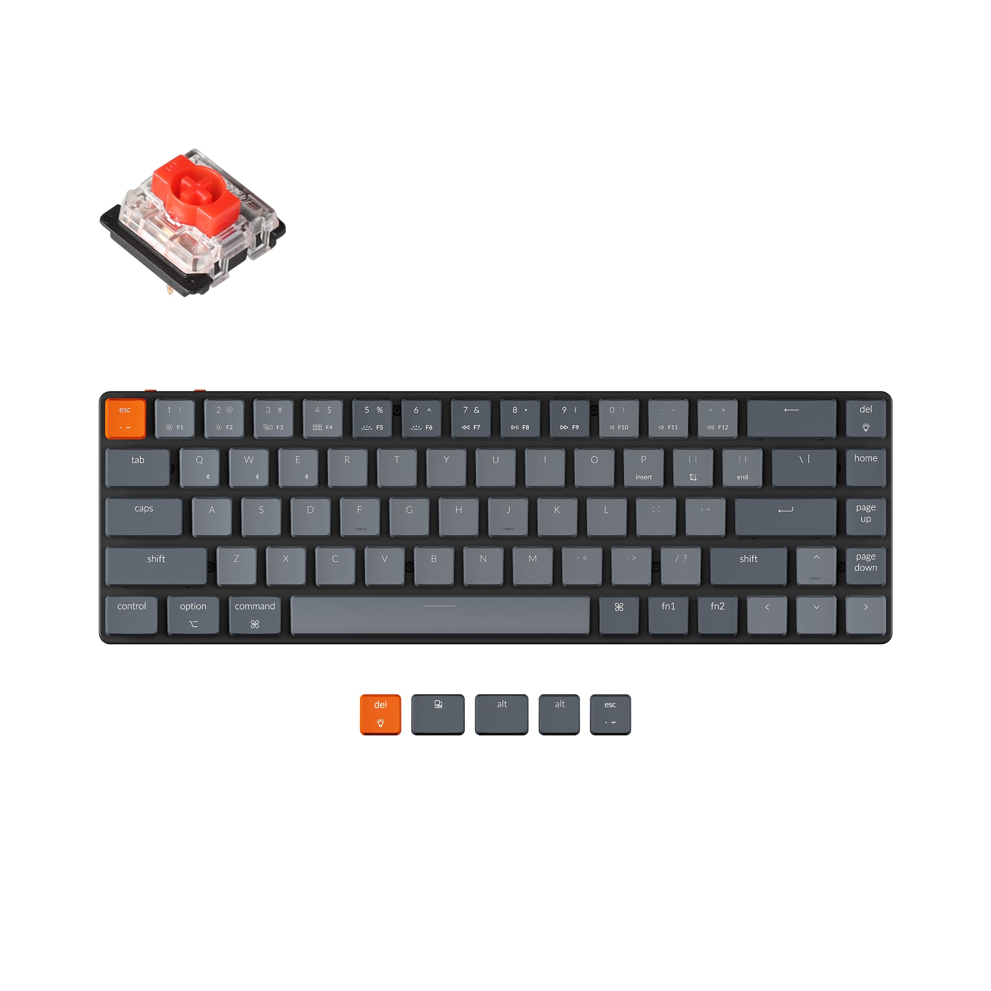 Keychron K7 Ultra-slim Wireless Mechanical Keyboard - Image 9