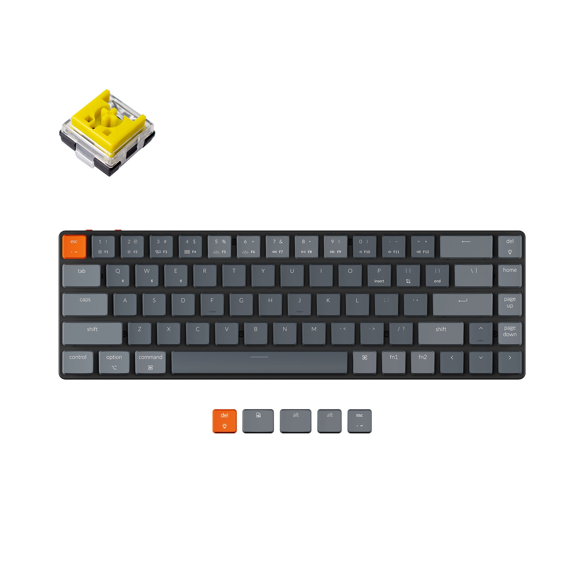 Keychron K7 Ultra-slim Wireless Mechanical Keyboard - Image 7