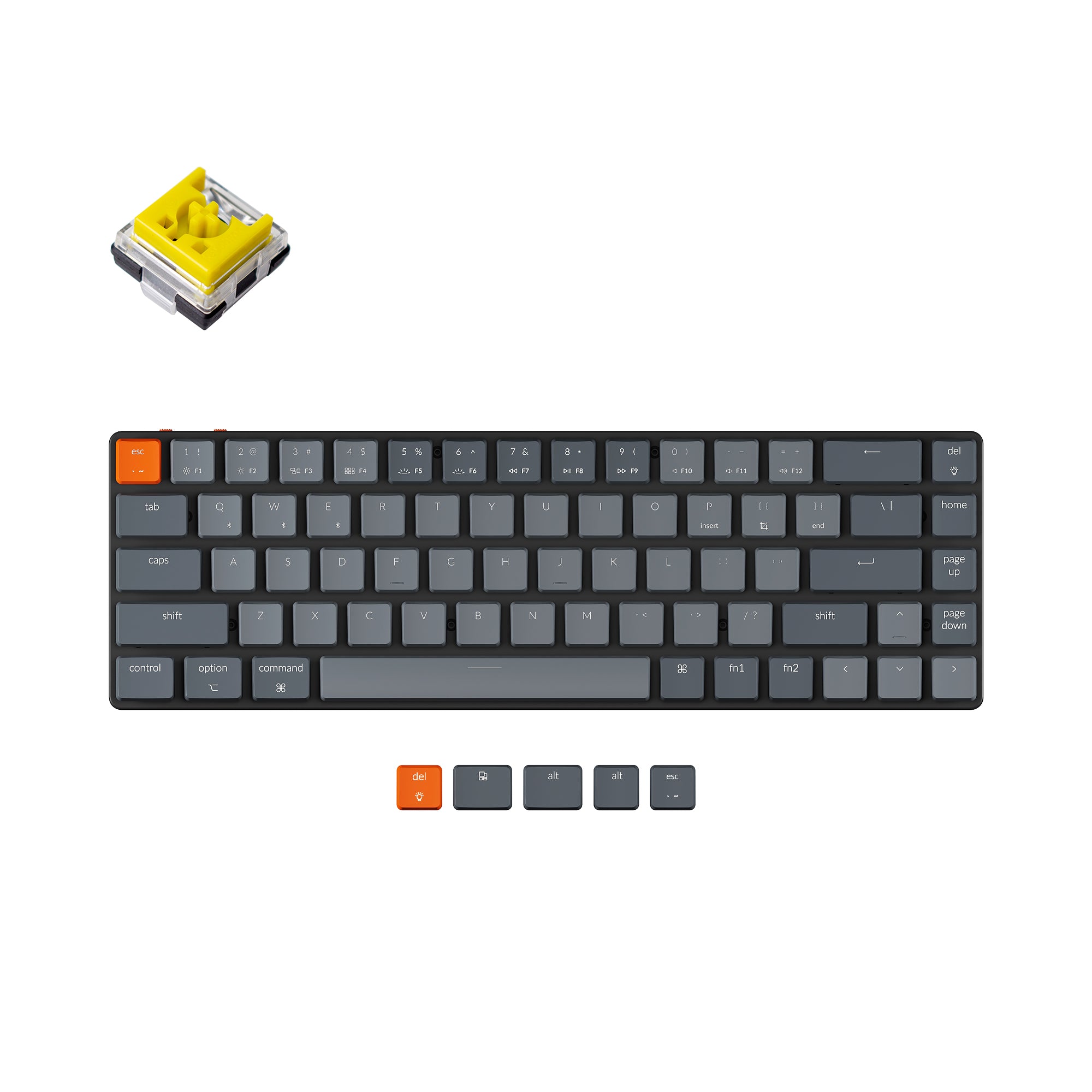 Keychron K7 Ultra-slim Wireless Mechanical Keyboard - Image 15