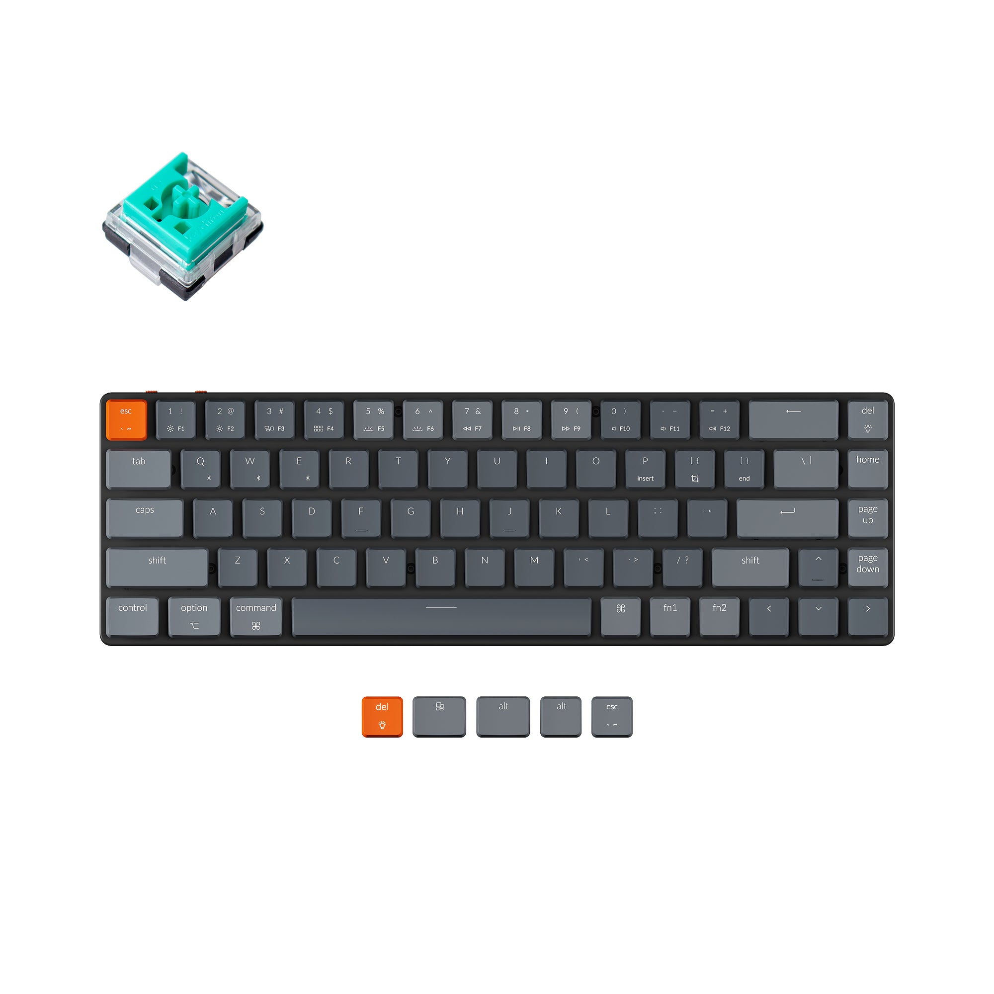 Keychron K7 Ultra-slim Wireless Mechanical Keyboard - Image 8
