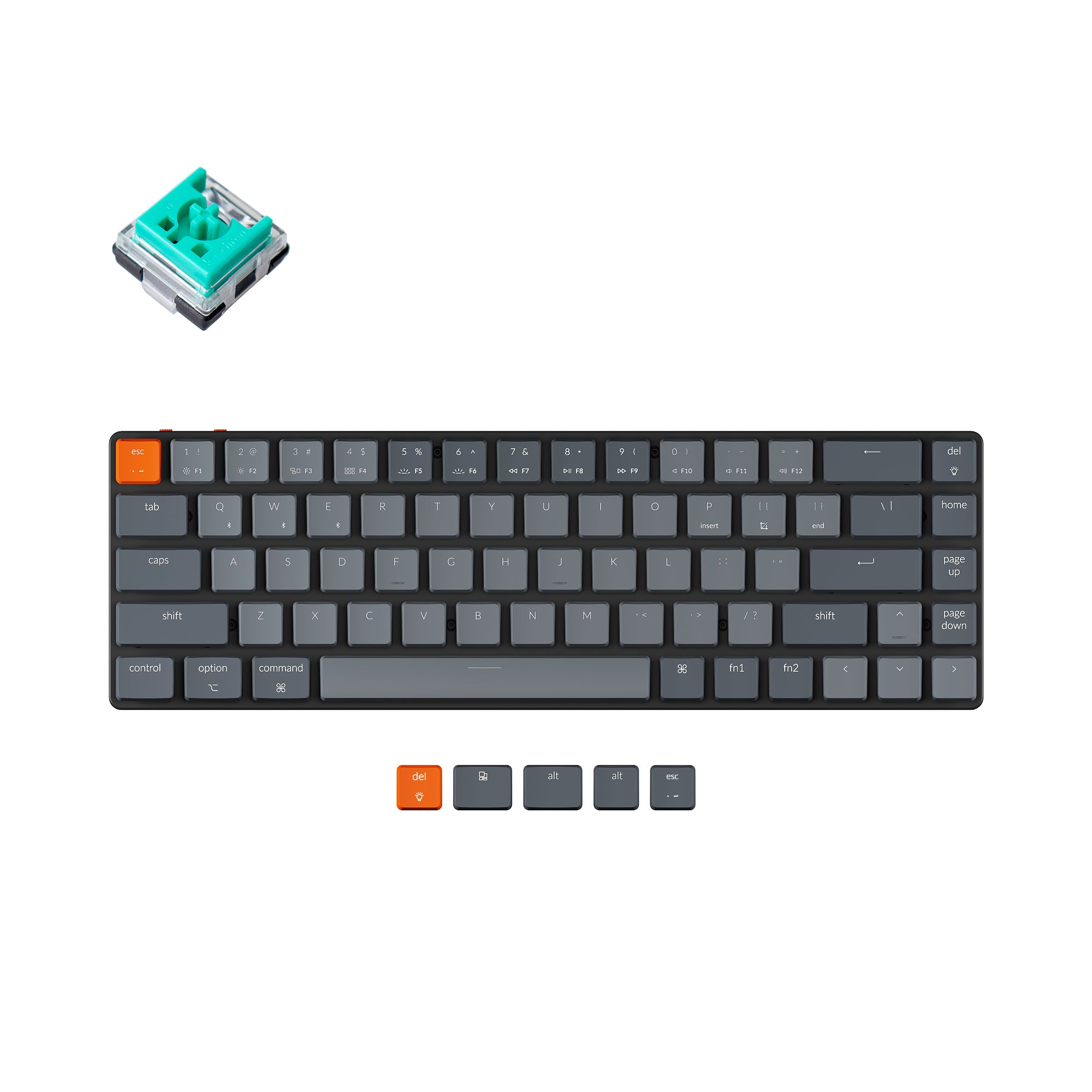 Keychron K7 Ultra-slim Wireless Mechanical Keyboard - Image 16