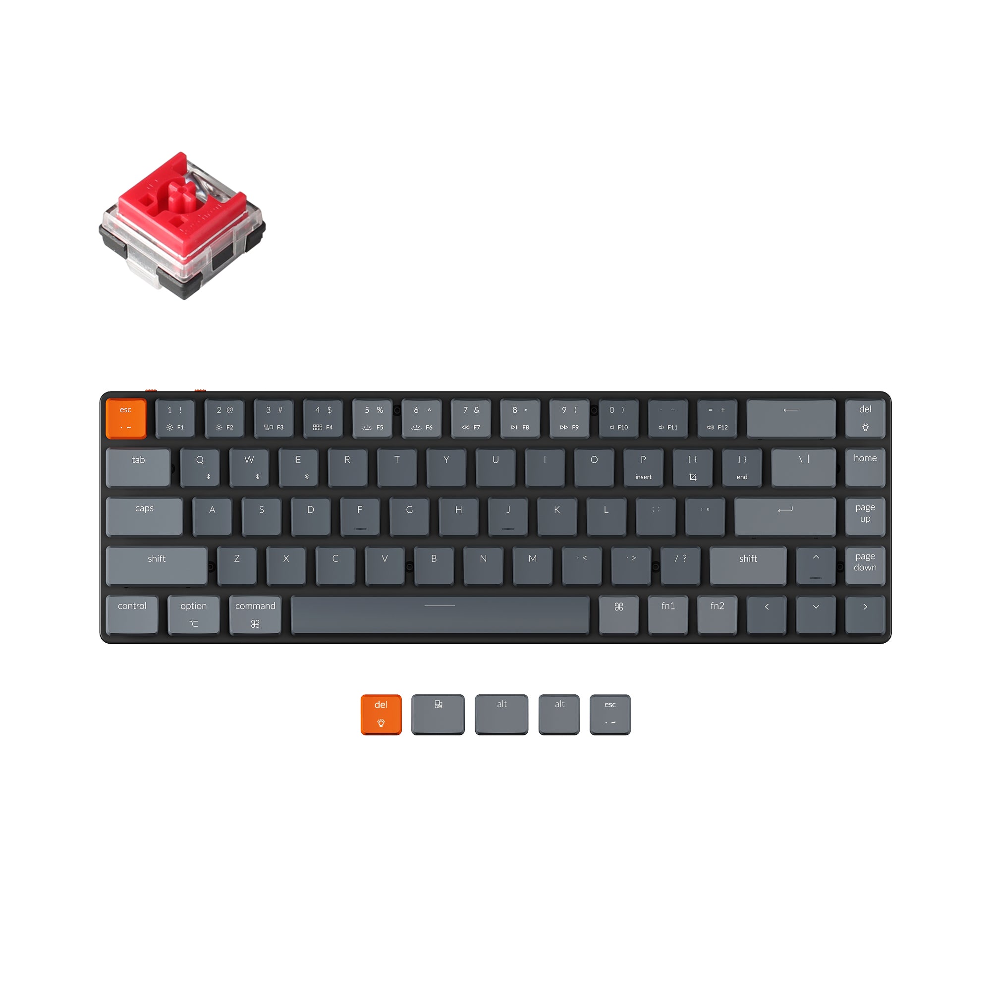 Keychron K7 Ultra-slim Wireless Mechanical Keyboard - Image 4
