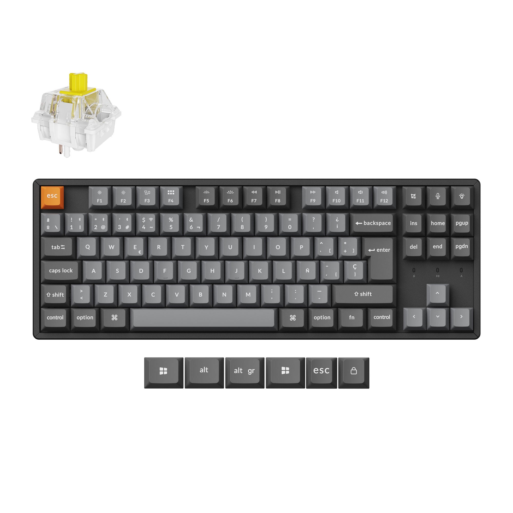 Keychron K8 Max QMK Wireless Mechanical Keyboard ISO Layout Collection - Image 15