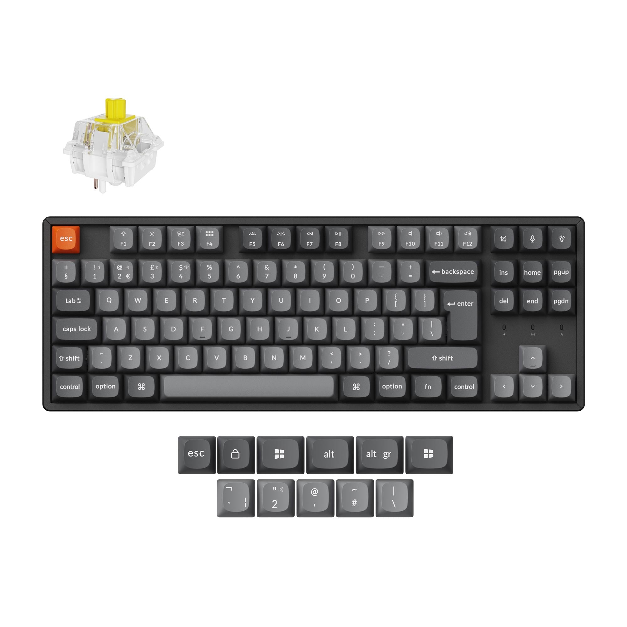 Keychron K8 Max QMK Wireless Mechanical Keyboard ISO Layout Collection - Image 9
