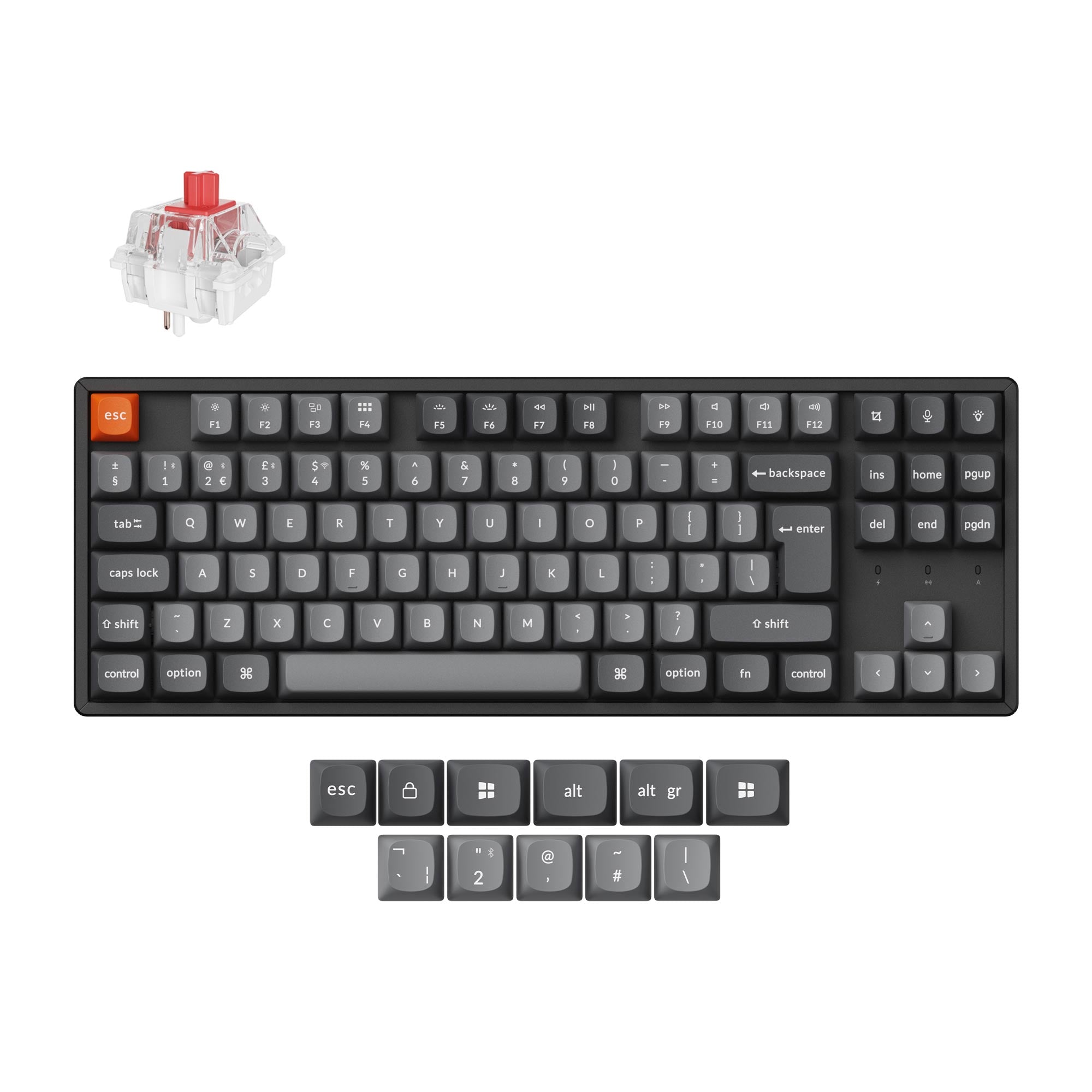 Keychron K8 Max QMK Wireless Mechanical Keyboard ISO Layout Collection - Image 7