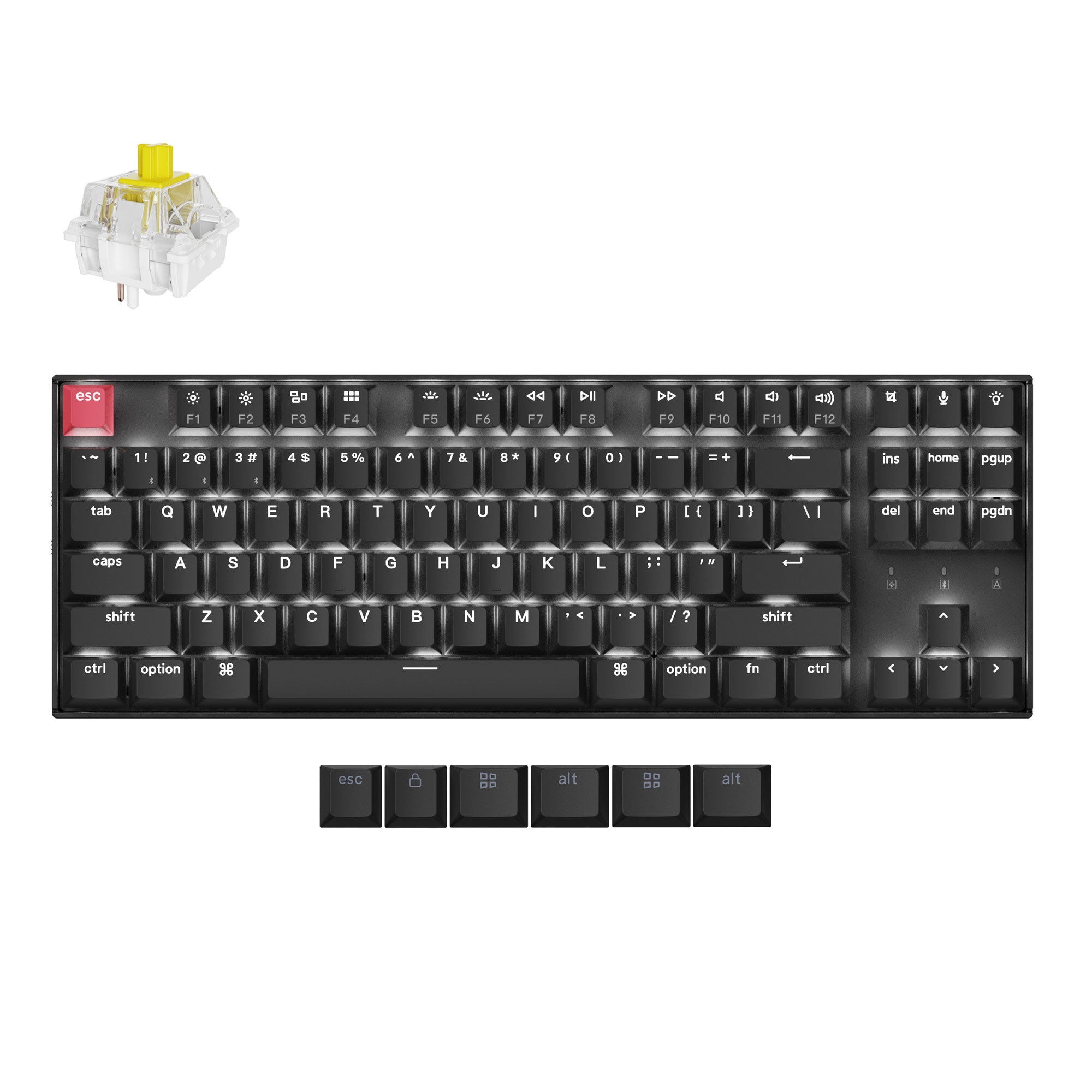 Keychron K8 QMK Wireless Mechanical Keyboard (Version 2) - Image 9
