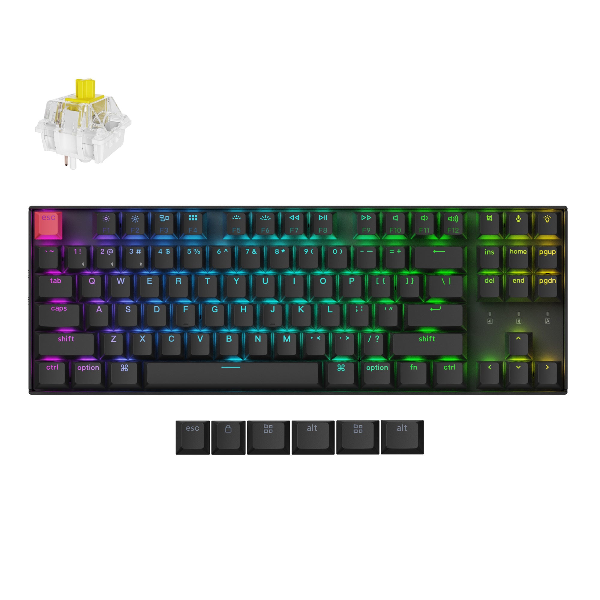 Keychron K8 QMK Wireless Mechanical Keyboard (Version 2) - Image 3