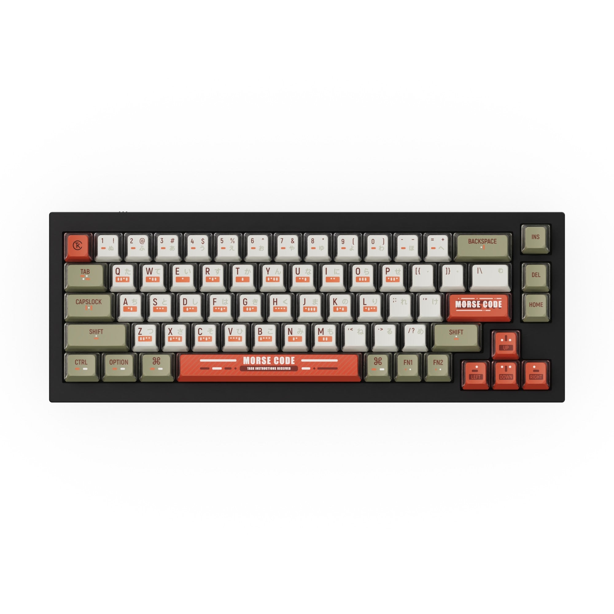 OEM Dye-Sub PBT Full Set Keycap Set - Morse Code - Image 3
