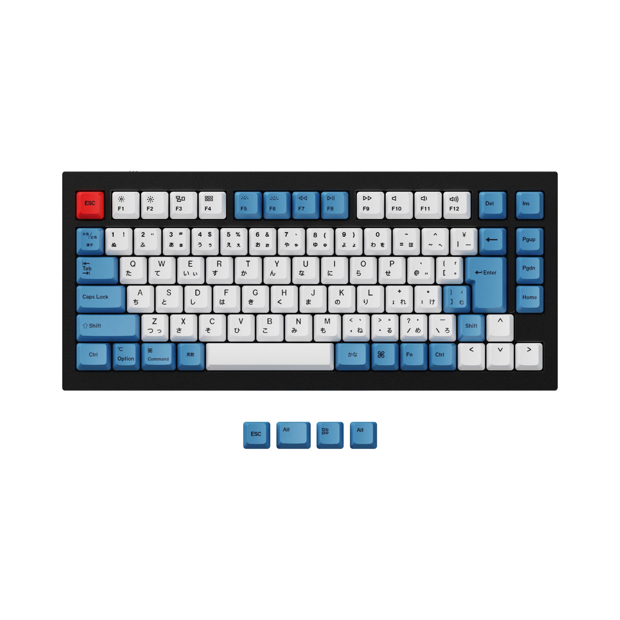 JIS Q1 OEM Dye-Sub PBT Keycap Set - Image 2