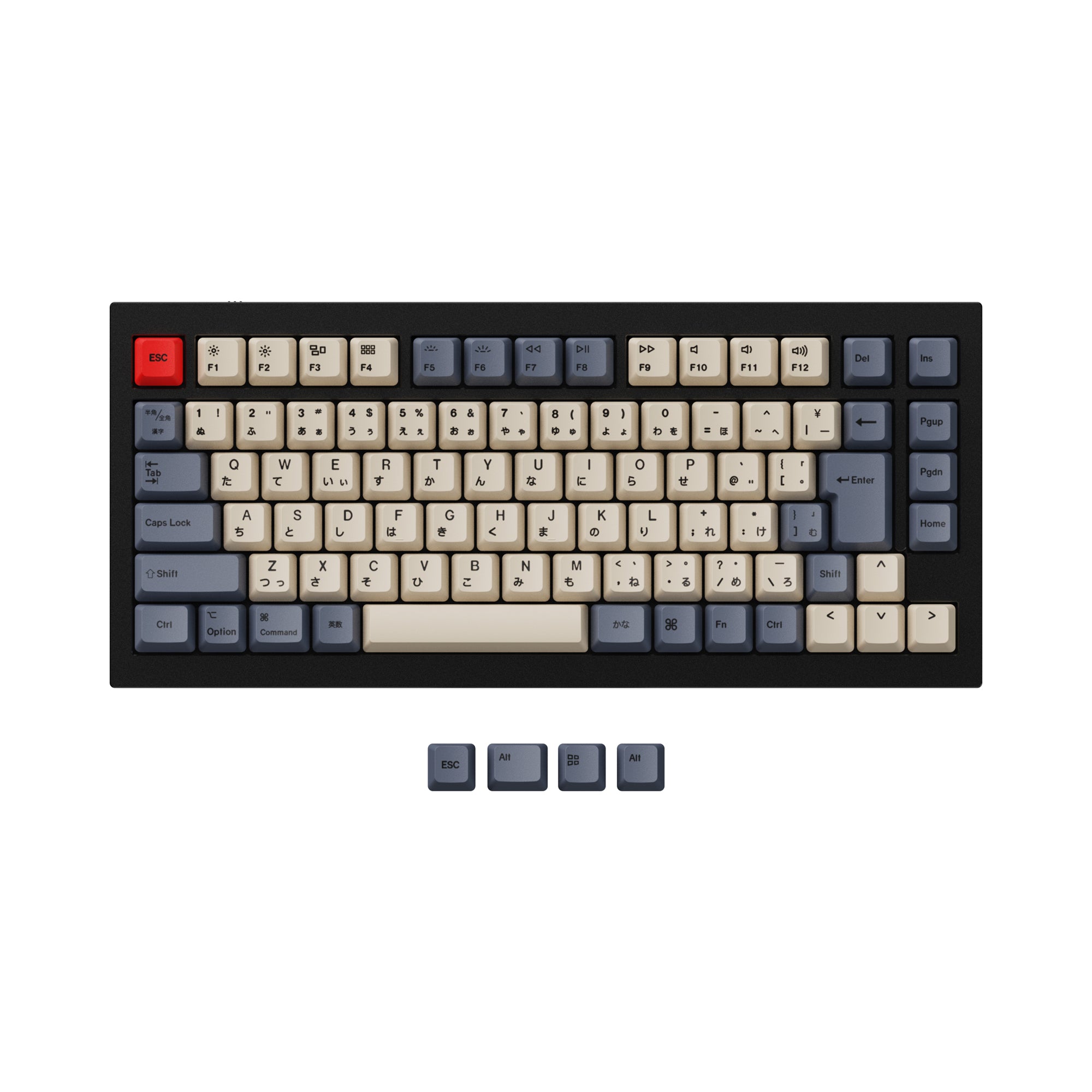 JIS Q1 OEM Dye-Sub PBT Keycap Set - Image 3