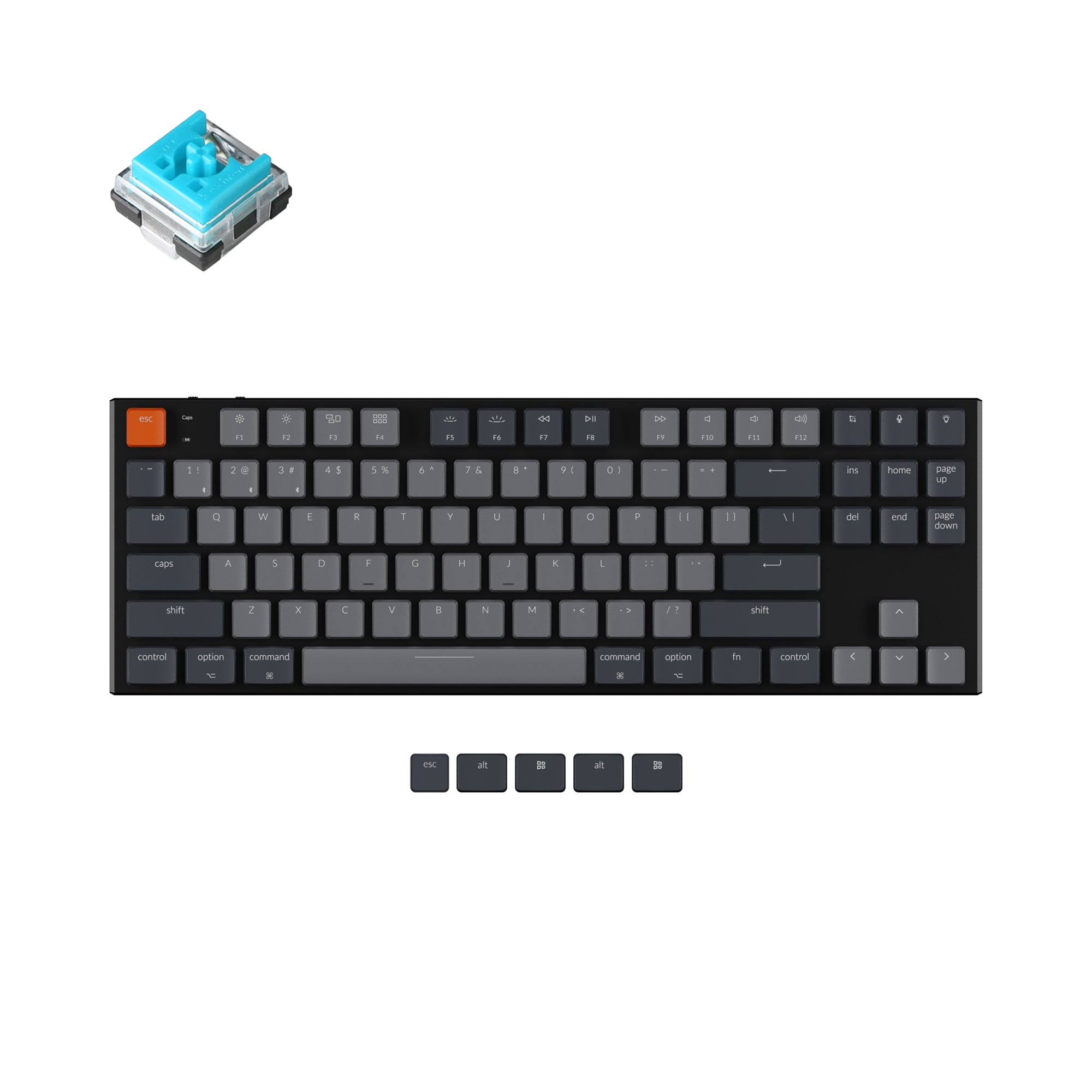 Keychron K1 Wireless Mechanical Keyboard (Version 5) - Image 8