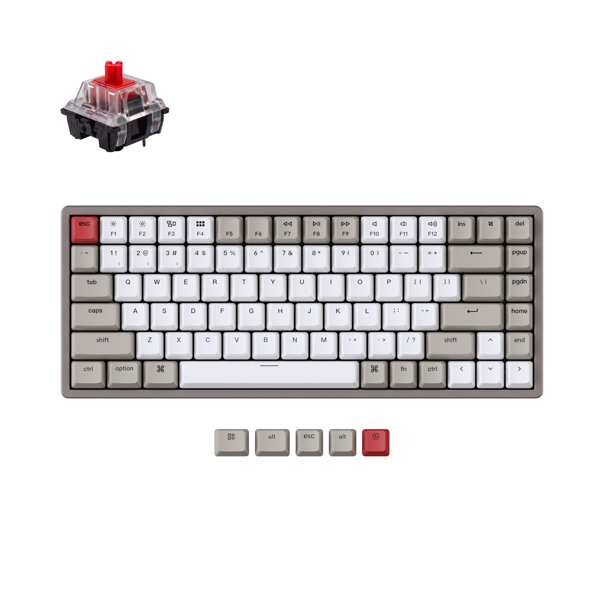 Keychron K2 Non-Backlight Wireless Mechanical Keyboard - Image 4