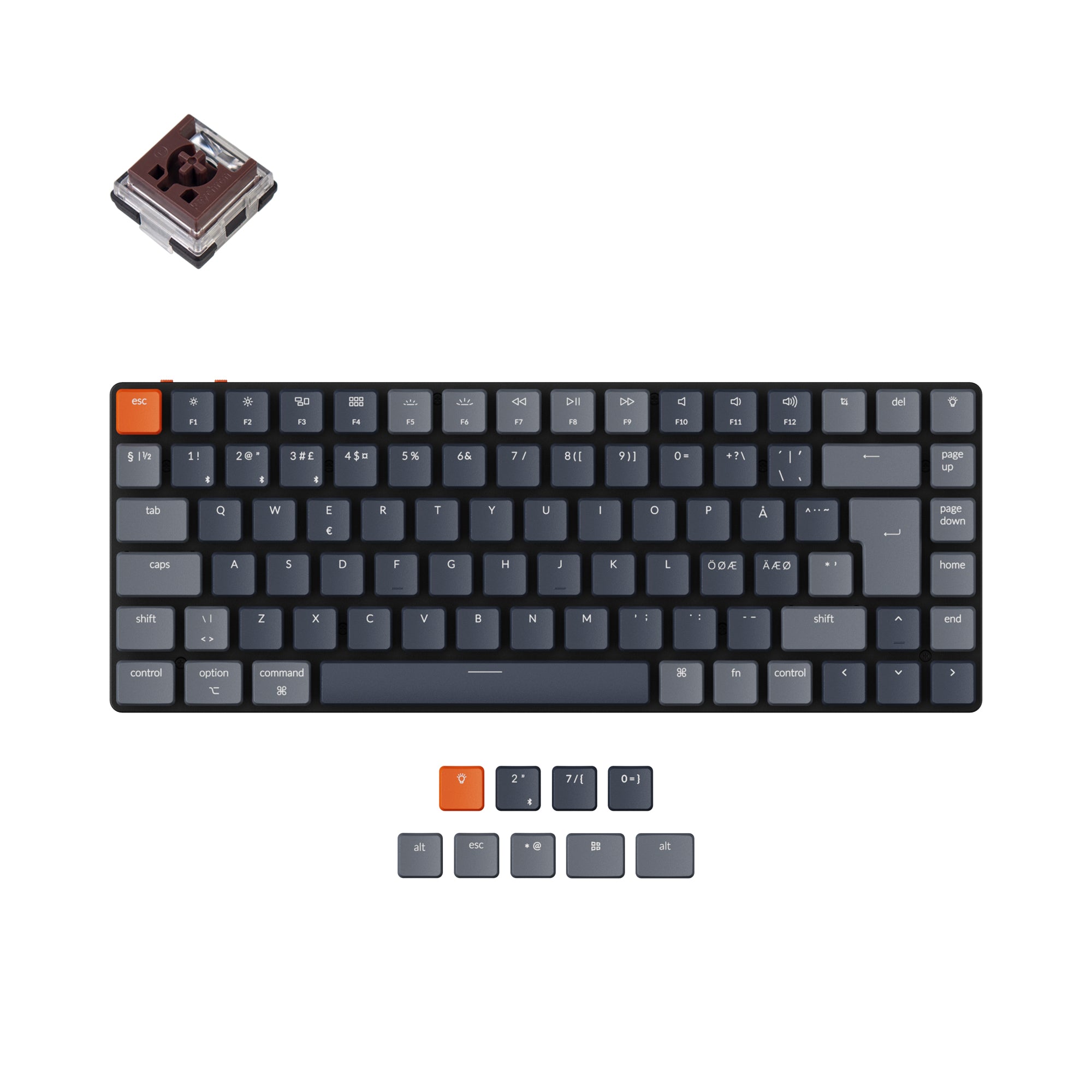 Keychron K3 Ultra-slim Wireless Mechanical Keyboard (Nordic ISO Layout) - Version 2 - Image 6
