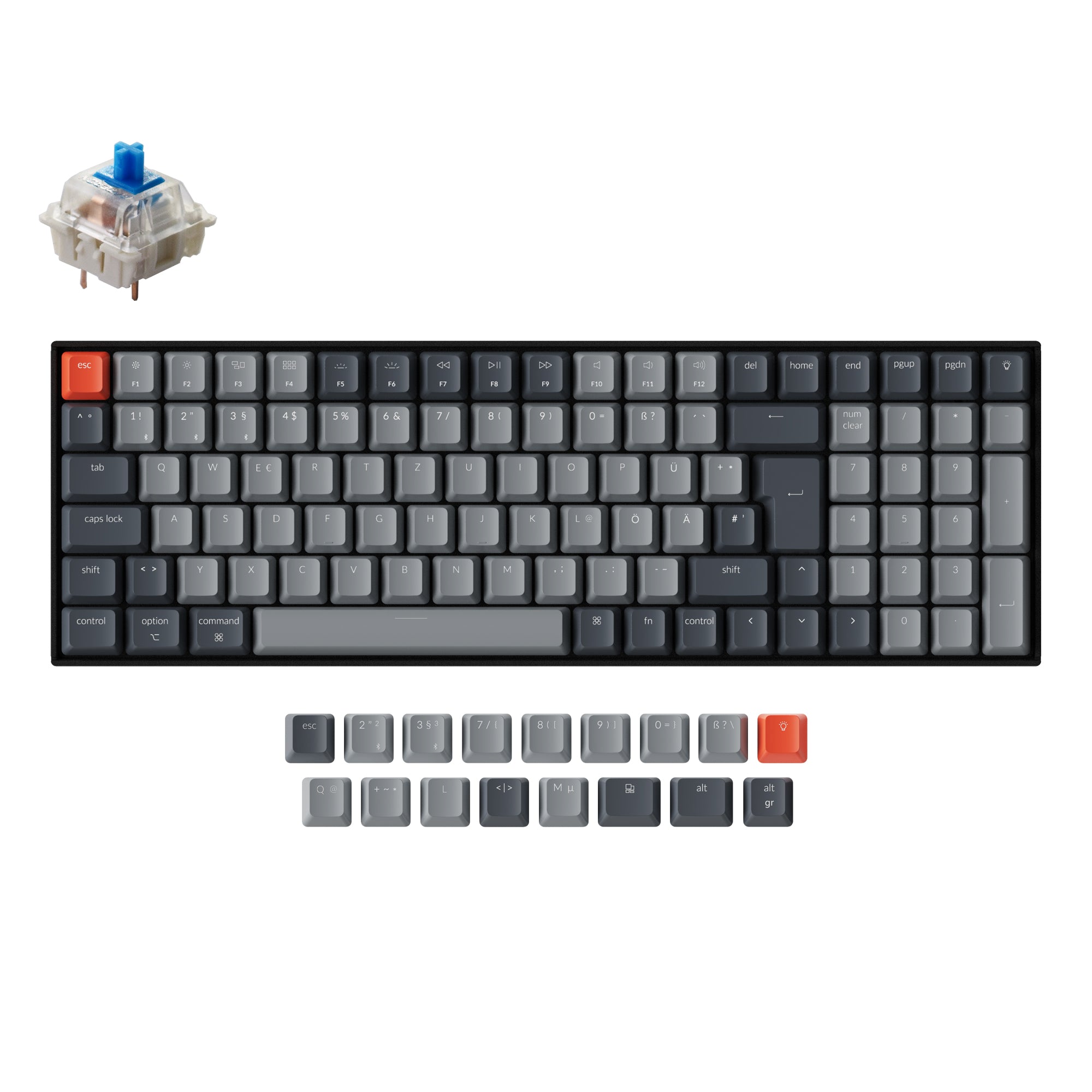 Keychron K4 Wireless Mechanical Keyboard (German ISO-DE Layout) - Version 2 - Image 5