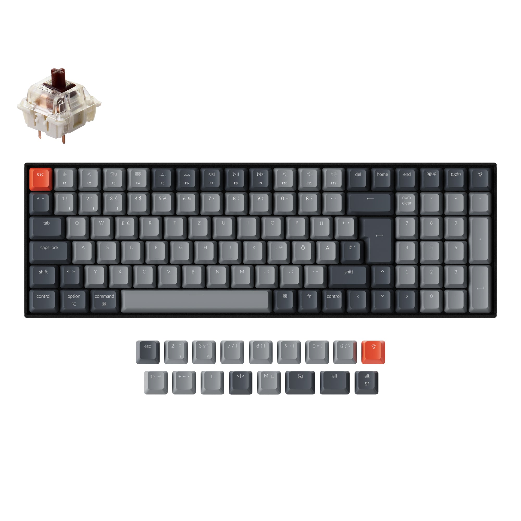 Keychron K4 Wireless Mechanical Keyboard (German ISO-DE Layout) - Version 2 - Image 6